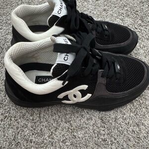CHANEL Monochrome Athletic Sneakers